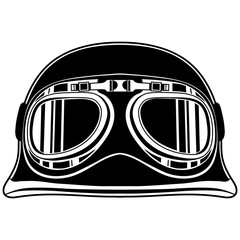 motorcycle helmet with glasses