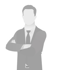 Default placeholder businessman half-length portr