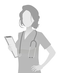 Default placeholder doctor half-length portrait