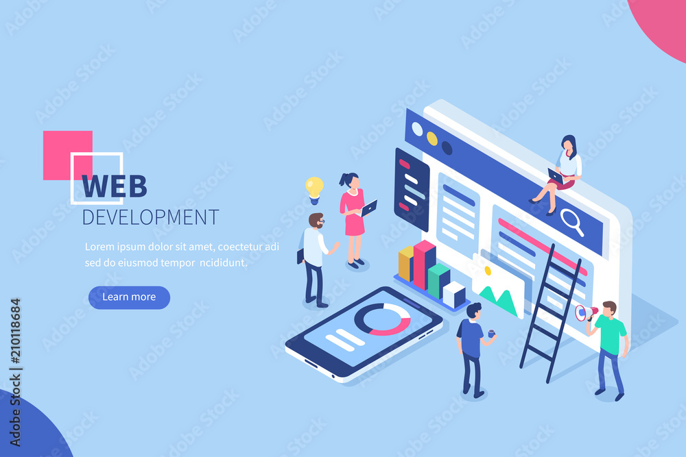 Wall mural web development