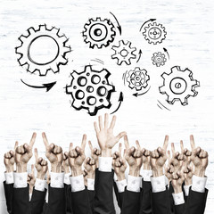 Business and teamwork concept