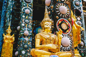 Golden Buddha in Wat Pha Sorn Kaew, Khao Kho, Phetchabun, Thailand