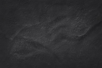 Dark grey black slate texture in natural pattern with high resolution for background and design art work. Black stone wall.