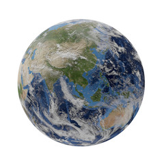 world globe earth 3d rendering. elements of this image furnished by NASA