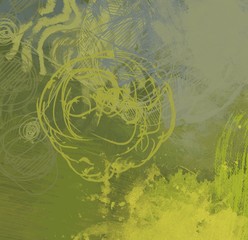 Abstract painting on canvas. Hand made art. Colorful texture. Modern artwork. Strokes of fat paint. Brushstrokes. Contemporary art. Artistic background image.