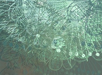 Abstract painting on canvas. Hand made art. Colorful texture. Modern artwork. Strokes of fat paint. Brushstrokes. Contemporary art. Artistic background image.