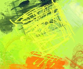 Abstract painting on canvas. Hand made art. Colorful texture. Modern artwork. Strokes of fat paint. Brushstrokes. Contemporary art. Artistic background image.