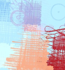 Abstract painting on canvas. Hand made art. Colorful texture. Modern artwork. Strokes of fat paint. Brushstrokes. Contemporary art. Artistic background image.