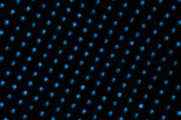 Dots, lights against a black background. Abstract concept for technology and computers.