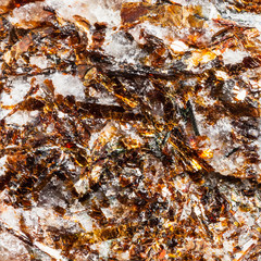 macro shooting of texture of Astrophyllite rock