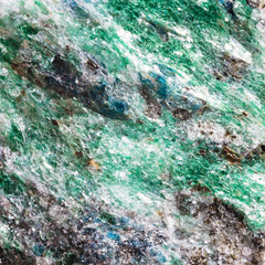 natural texture of green Fuchsite mineral
