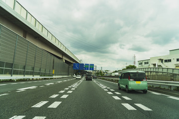 freeway in Aichi, Japan