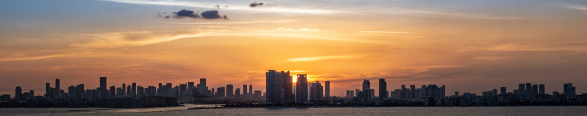 Fototapeta na wymiar Panorama Miami