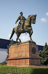 Monument to Nikolay Shchors in Kishinev. Moldova