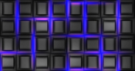 Neon rays on a dark metallic background