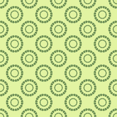 Geometric seamless pattern. Circles