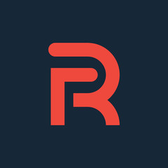 Letter R simple
