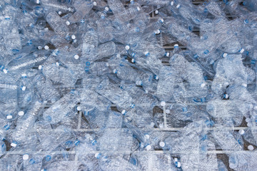 Obraz premium Plastic waste - plastic bottles, Concept of recycling the Empty used plastic bottle 