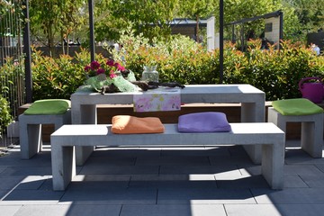 Sitzgruppe im Garten