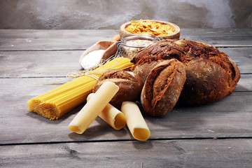 whole grain products with complex carbohydrates