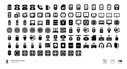 Electronics icons