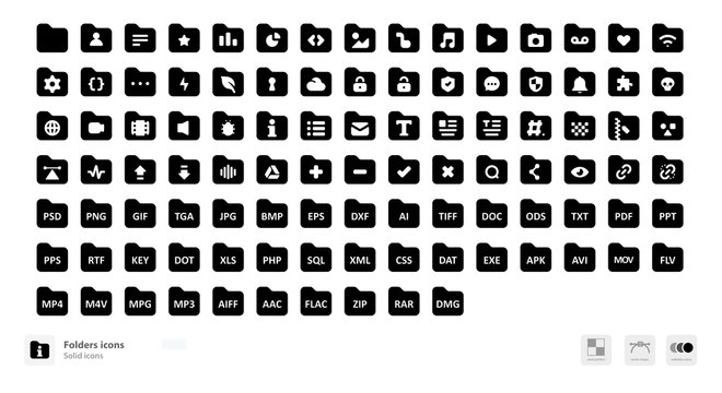 Folders icons