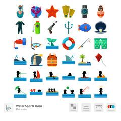 Water Sports icons