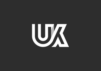 United Kingdom Letters vector template