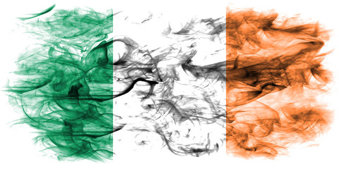 Ireland smoke flag