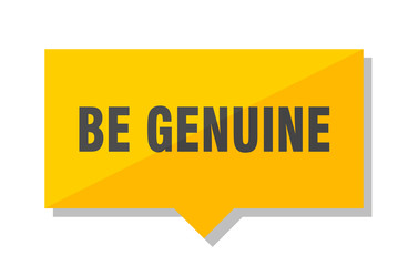 be genuine price tag
