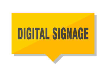 digital signage price tag