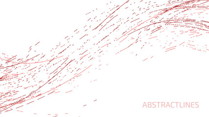 Abstract digital lines