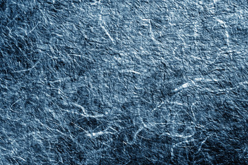 blue raw paper texture close up