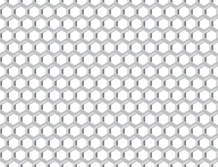 Seamless background with lattice texture. Vector illustration with silvery polished cells