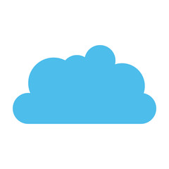 cloud sky isolated icon vector illustration design