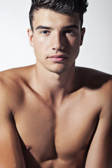 Handsome young man portrait