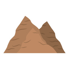 Obraz na płótnie Canvas mining rock isolated icon vector illustration design