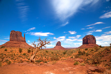 Buttes at Monument Valley
