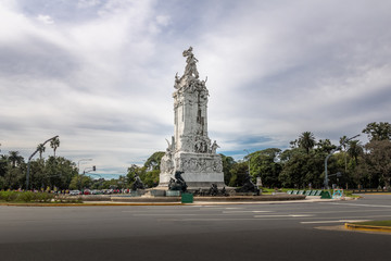 Fototapeta na wymiar Monument to the Spaniards (Monumento de los Espanoles) in Palermo - Buenos Aires, Argentina