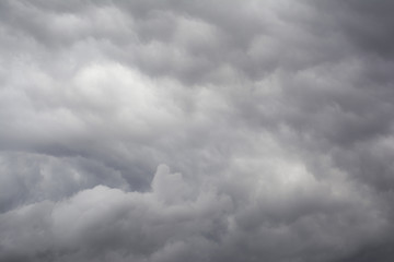 Big white and dark cloud