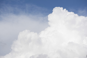 Big white and dark cloud