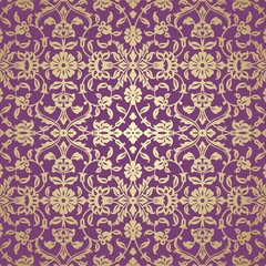 wedding card design, paisley floral pattern , India