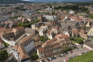 Fototapeta na wymiar View of Belfort City in France