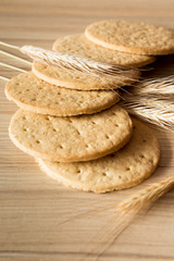 Fototapeta na wymiar Wheat cookies