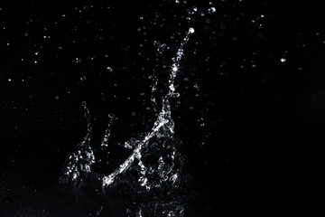 water splash black background backdrop fresh feeling