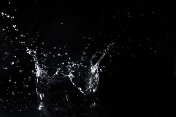 water splash black background backdrop fresh feeling