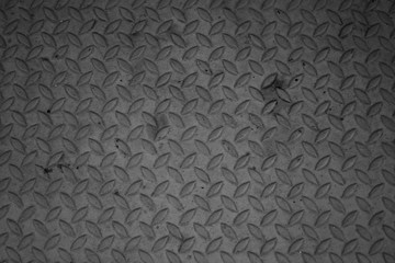 Checkered Plates iron, Seamless metal texture, Table of steel sheet.