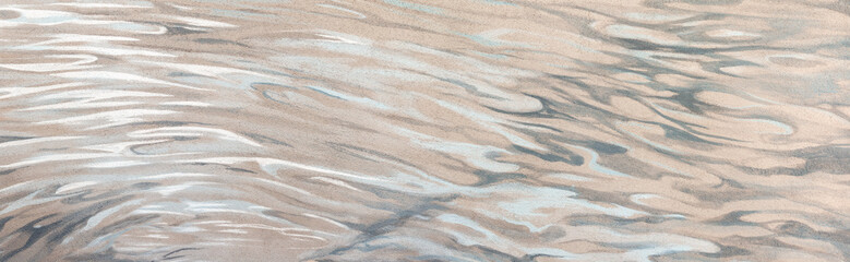 Abstraktes Muster auf einer Wand aus feinem, körnigen Putz 