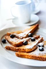 Homemade french toast with Butter