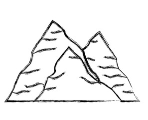 mining rock isolated icon vector illustration design